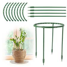 2pcs-plastic-plant-support-pile-stand-bonsai-climbing-vine-rack-cage-plant-climbing-frame-garden-tool