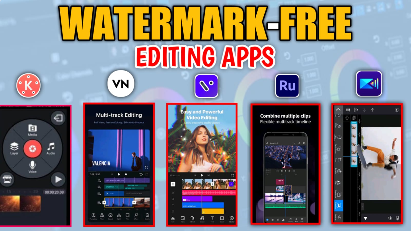 How to get free video editing app for android